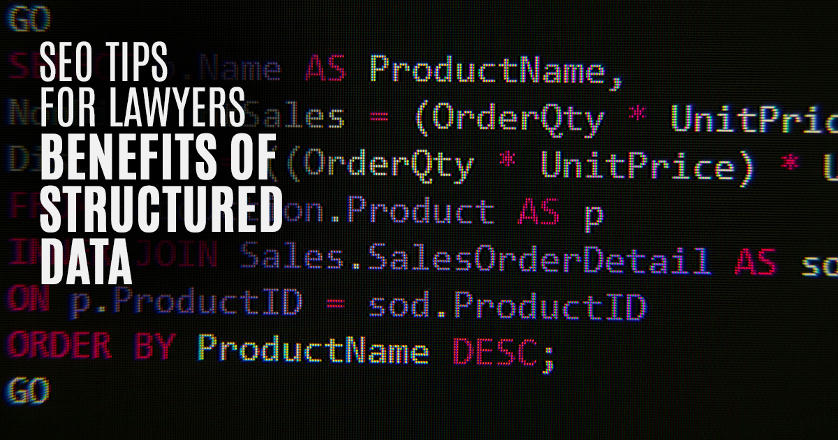SEO for Lawyers | Adding structured data & schema markup