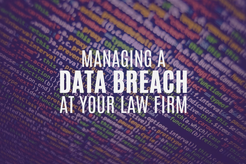 Recovering from a data breach